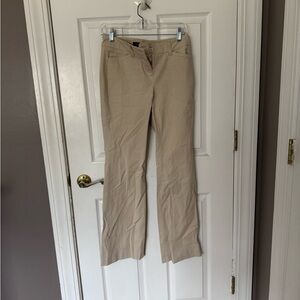 White House Black Market Beige Boot Cut Pants